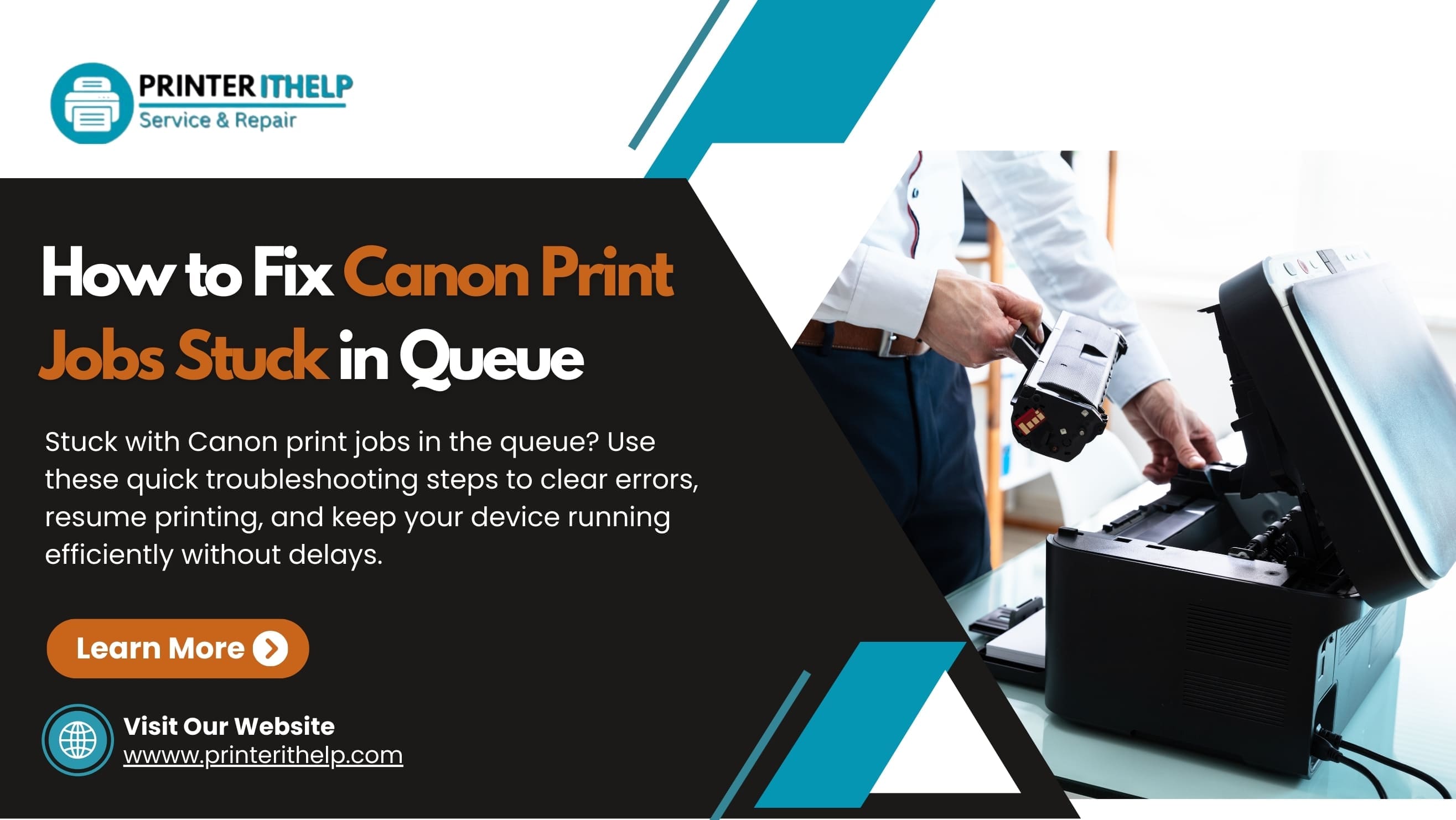 Canon Print Jobs Stuck in Queue